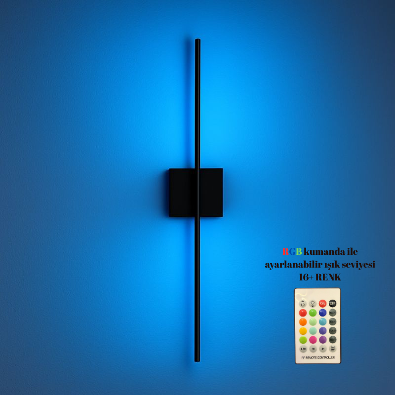 Bekos Şarjlı Aplik RGB - ışık açık